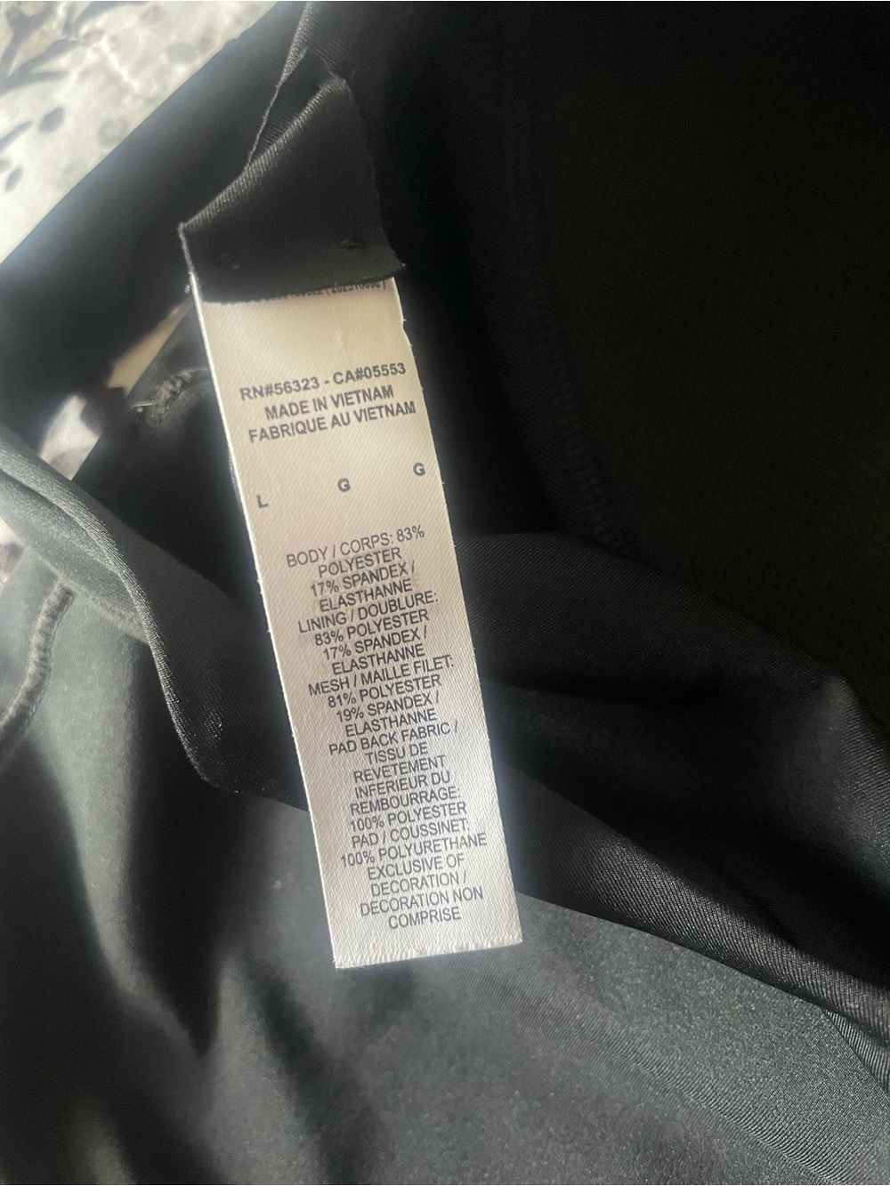 Nike Pro Black Longline Sports Bra Top - Picture 4 of 5